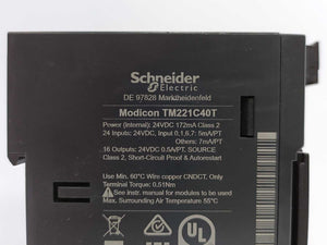 Schneider Electric TM221C40T Modicon M221 Logic Controller M221-40IO