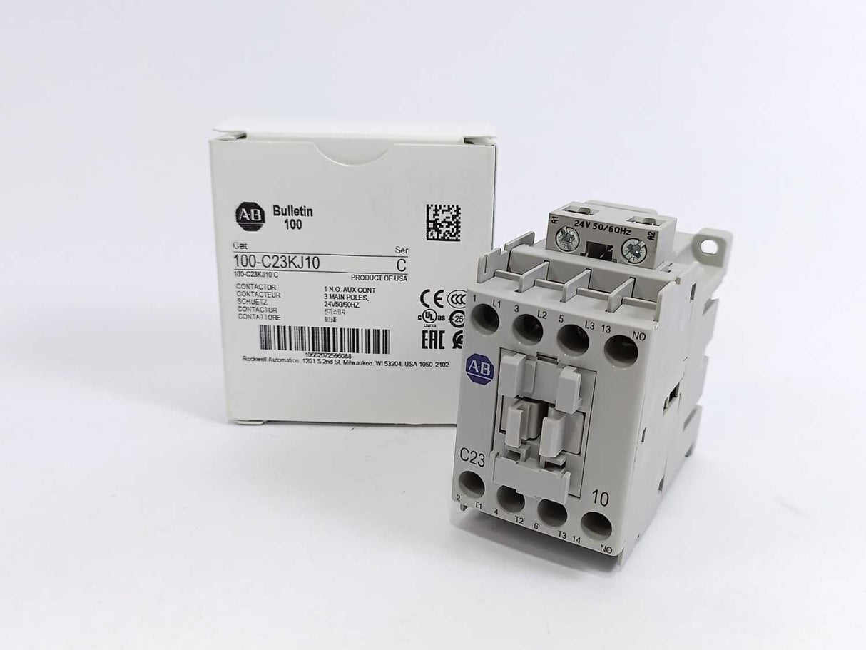 AB 100-C23KJ10 Ser. C Contactor 3 Main Poles