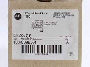AB 100-C09EJ01 Ser. A A58 IEC 9 A Contactor