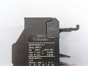 Eaton XTOB004BC1 ZB12-4 Overload Relay 2.4-4A