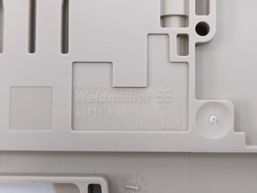 Weidmüller 1989780000 AAP11 6 LO RD Supply Terminal Batch 20pcs.