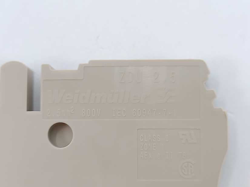 Weidmüller 1608510000 ZDU 2.5mm2 Batch 100pcs.