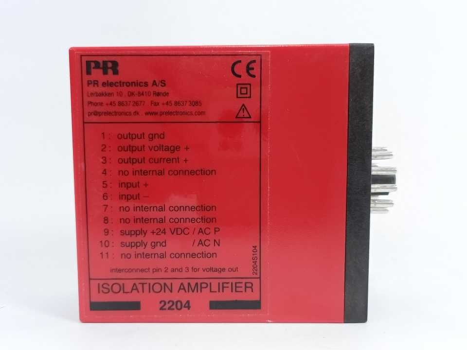 PR Electronics 2204 Isolation Amplifier 2204