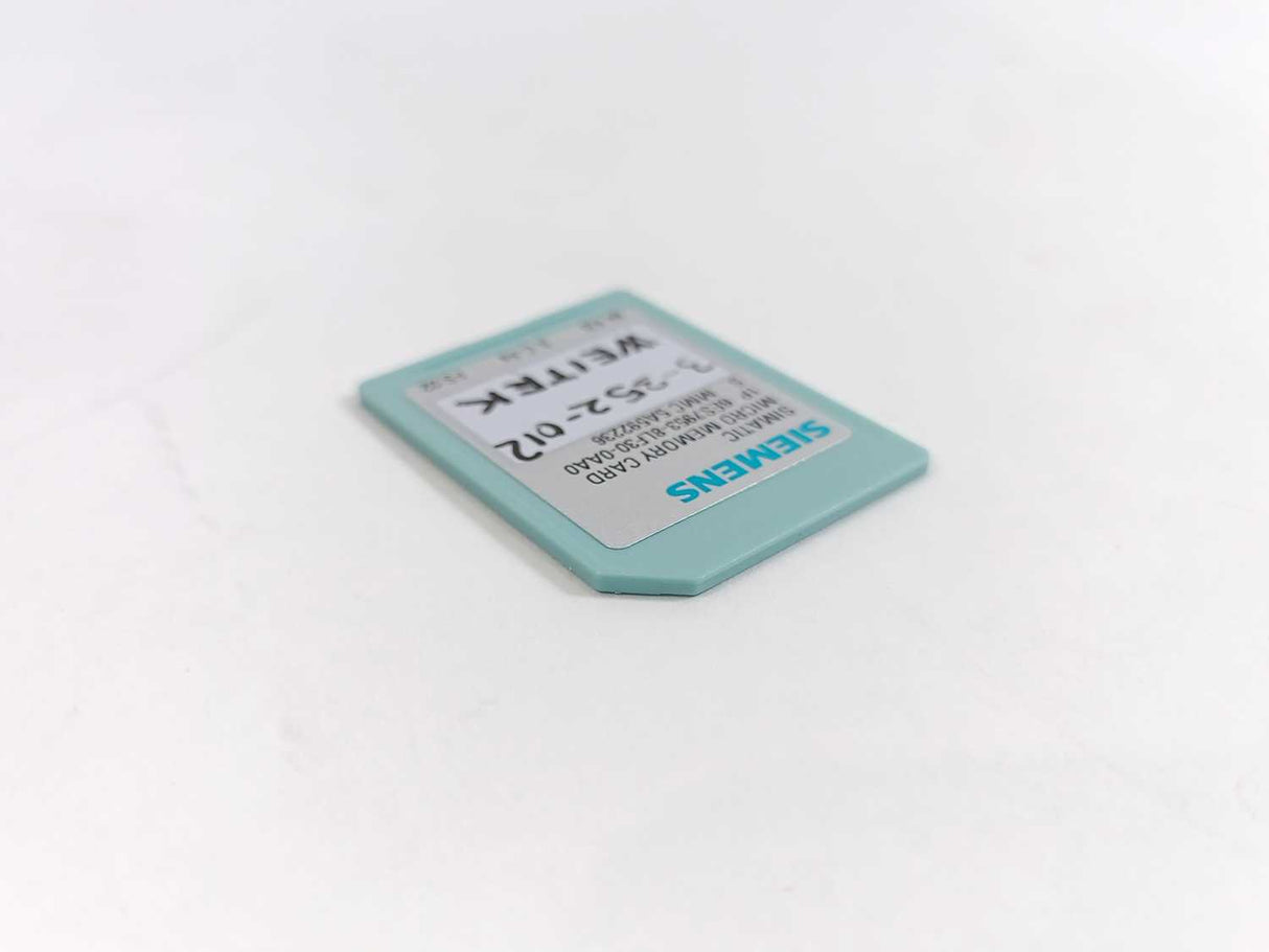Siemens 6ES7953-8LF30-0AA0 Micro Memory Card 64 KB