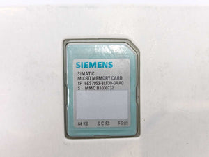 Siemens 6ES7953-8LF30-0AA0 Micro Memory Card 64 KB