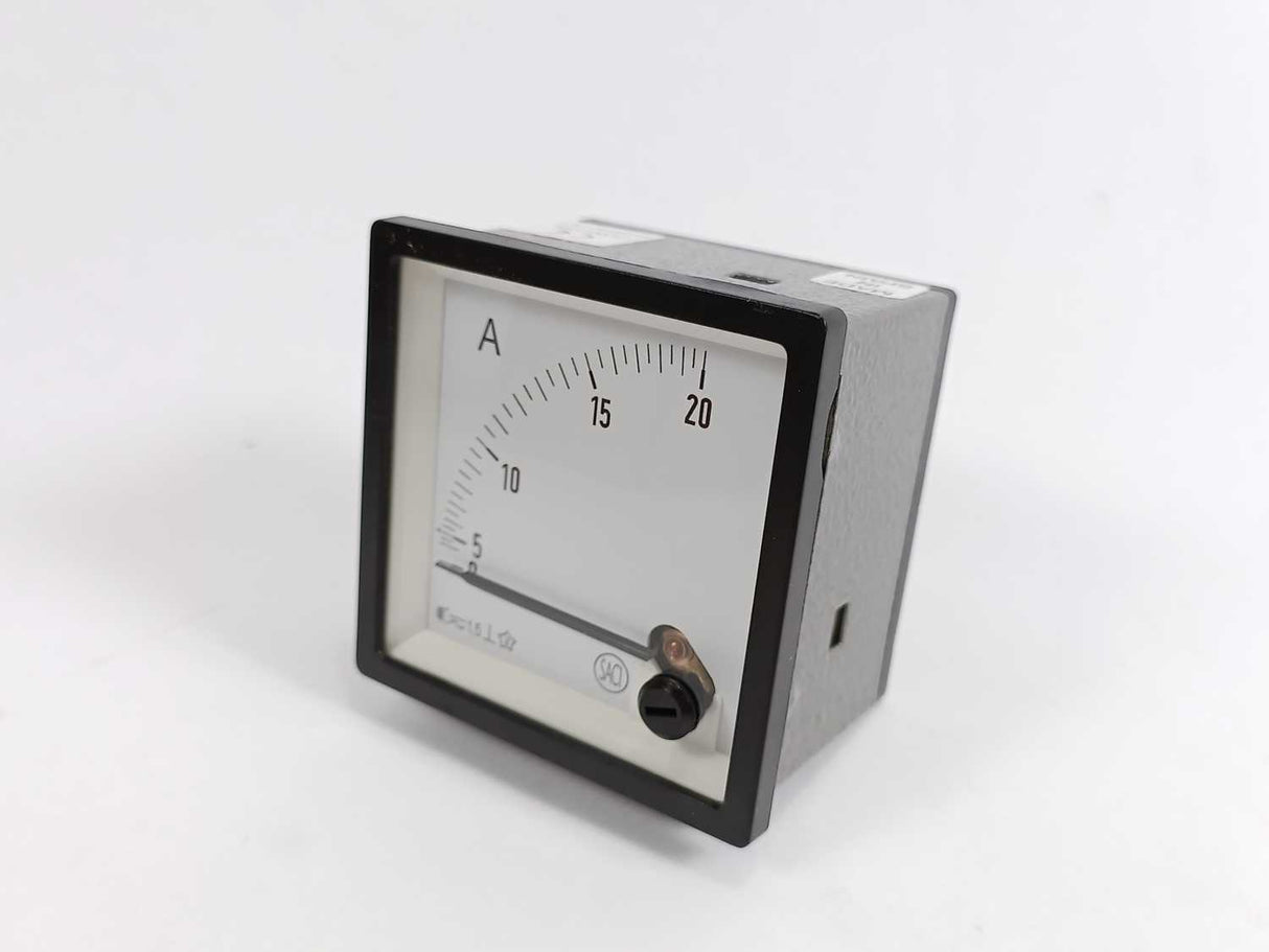 SACI ZEC4V100D09A 1907309 Ammeter 72x72 EC4V 0-20 A C.A.