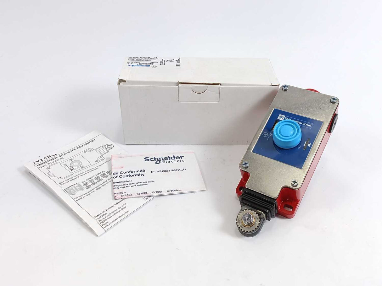TELEMECANIQUE XY2CH13270H29 Emergency Stop Rope Pull Switch