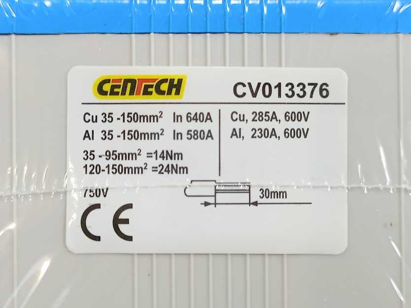 Centech CV013376 Connection Terminal Al/Cu 45-150mm² Batch 2pcs.