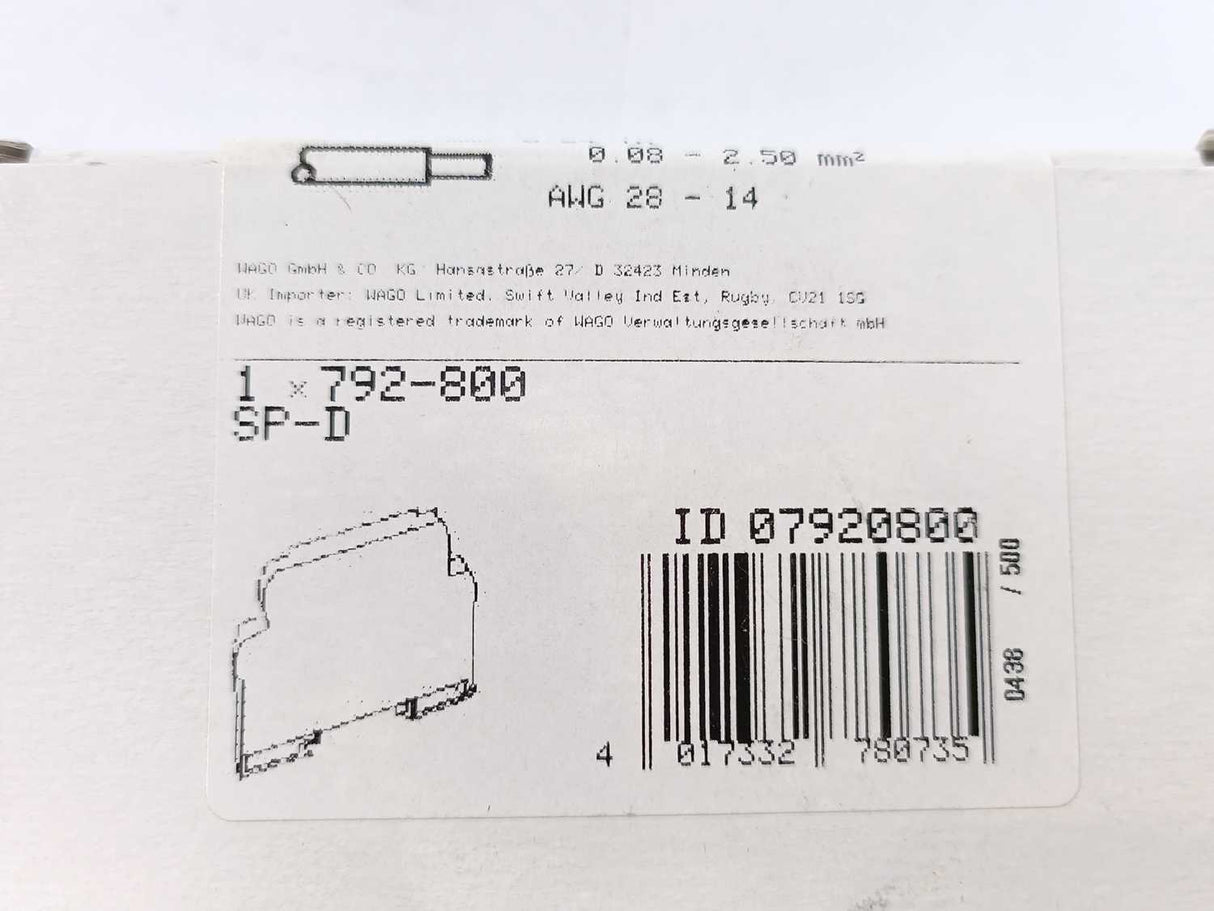 Wago 792-800 Surge Suppressio Module