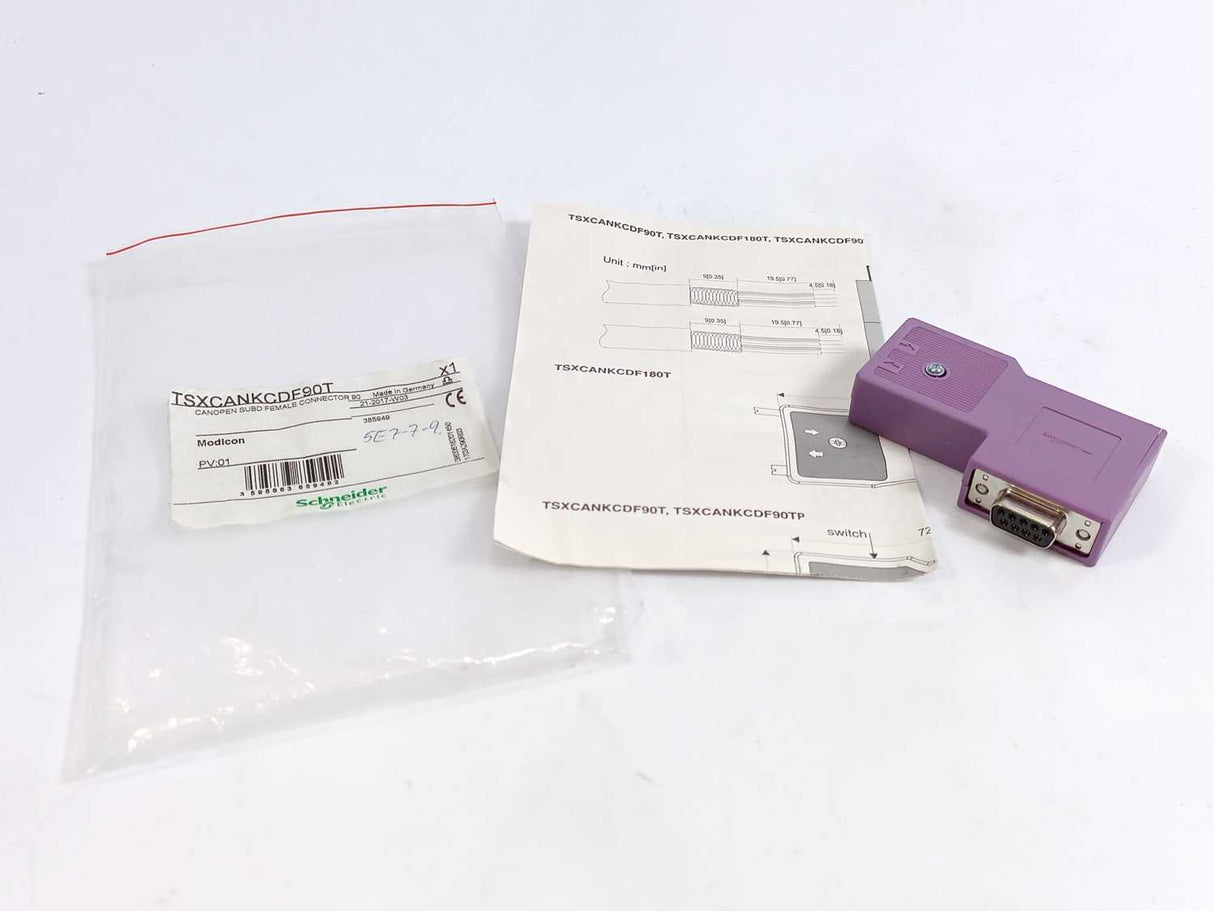 Schneider Electric TSXCANKCDF90T CanOpen SUBD Female Connector 90