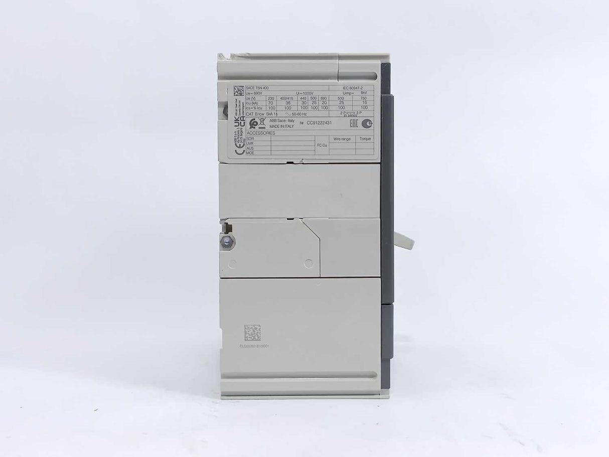 ABB 1SDA054325R1 Circuit Breaker T5N 400 PR221DS-LS/I In=400 4p F F