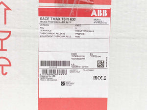 ABB 1SDA060227R1 Circuit Breaker T6N 630 PR221DS-I In=630 3p F F