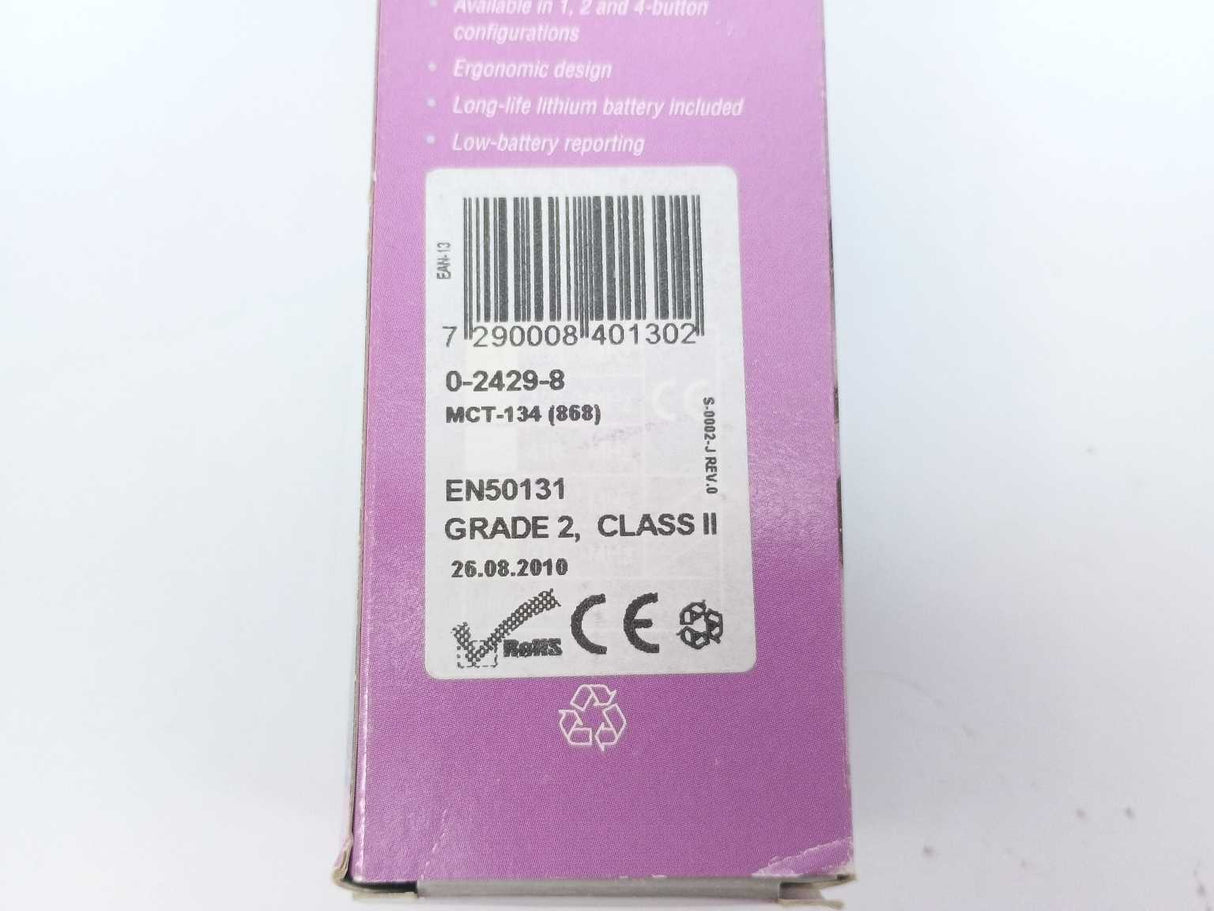 Visonic 90-2429-8 MCT-134 Code-Secure Handheld Transmitter