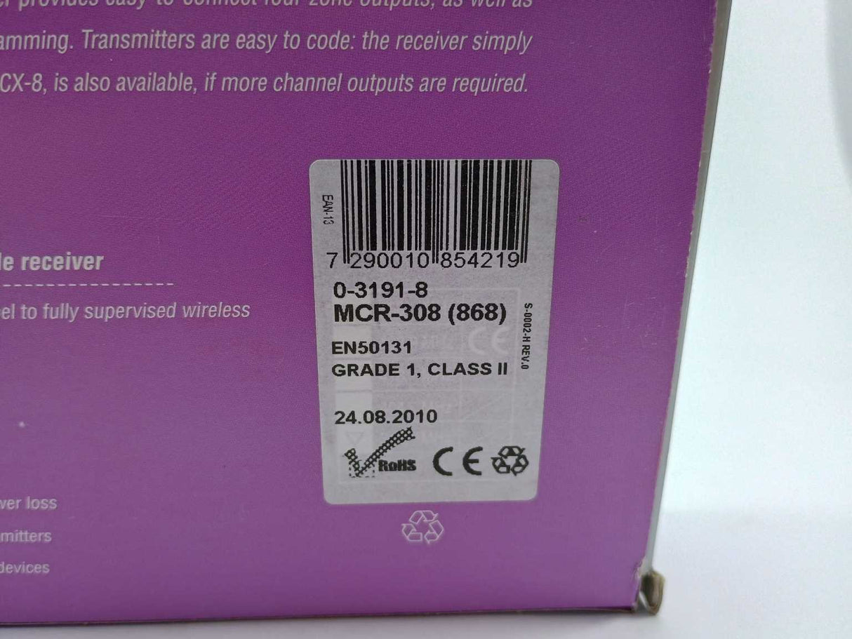 Visonic 90-3191-8 MCR-308 Power receiver