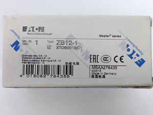 Eaton XTOB001BC1 ZB12-1 Overload Relay 0,6-1A
