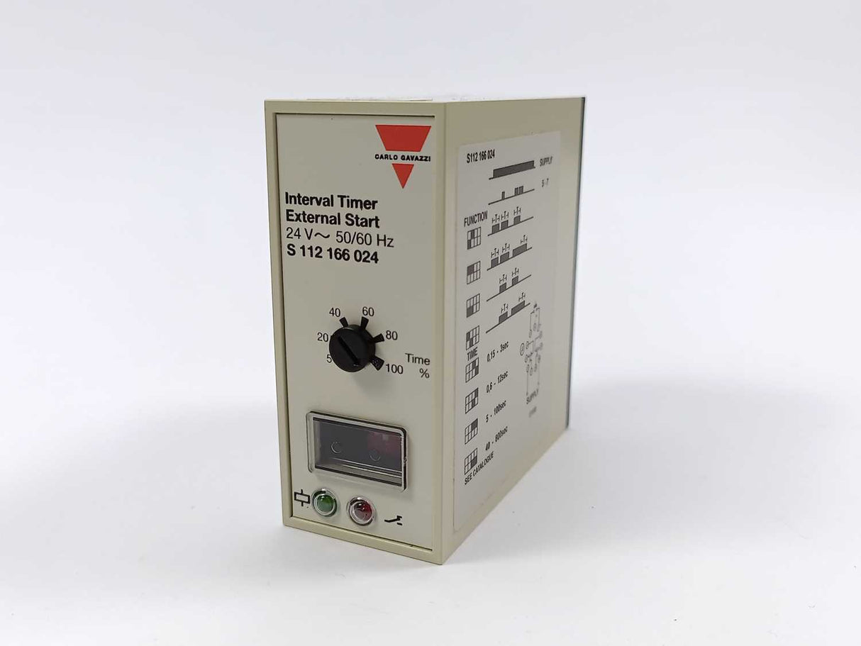 Carlo Gavazzi S112166024 / S 112 166 024 24 VDC  Start 0 - 100 %