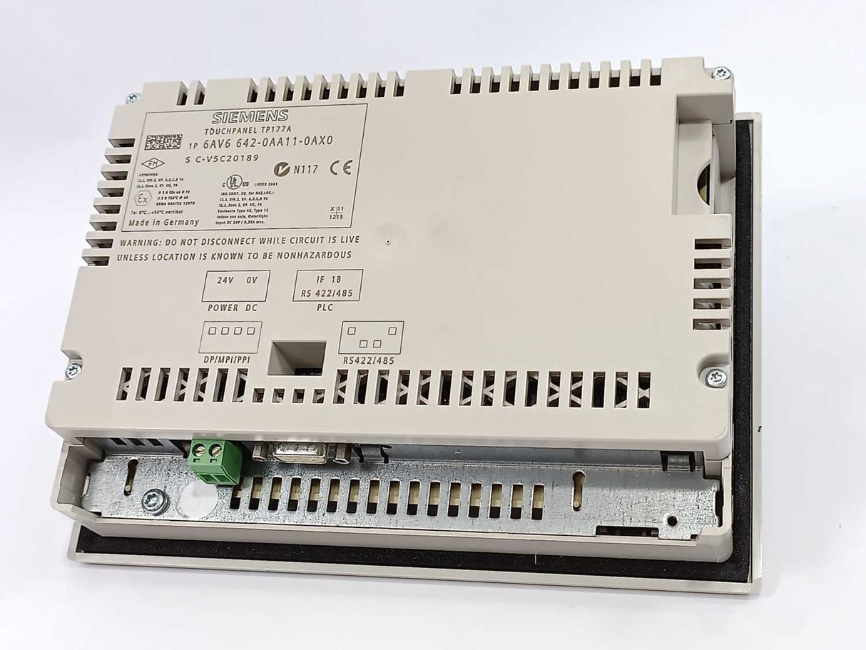 Siemens 6AV6642-0AA11-0AX0 SIMATIC 5,7" Touch Panel TP177A, backlight really dark