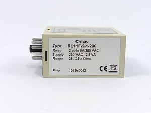 C-mac RL11F-2-1-230 Level Control Relay