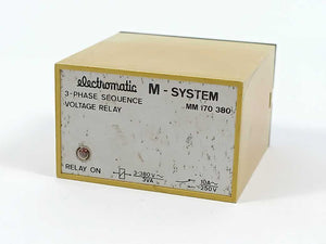 Electromatic MM170380 3-Phase Sequence Voltage Relay