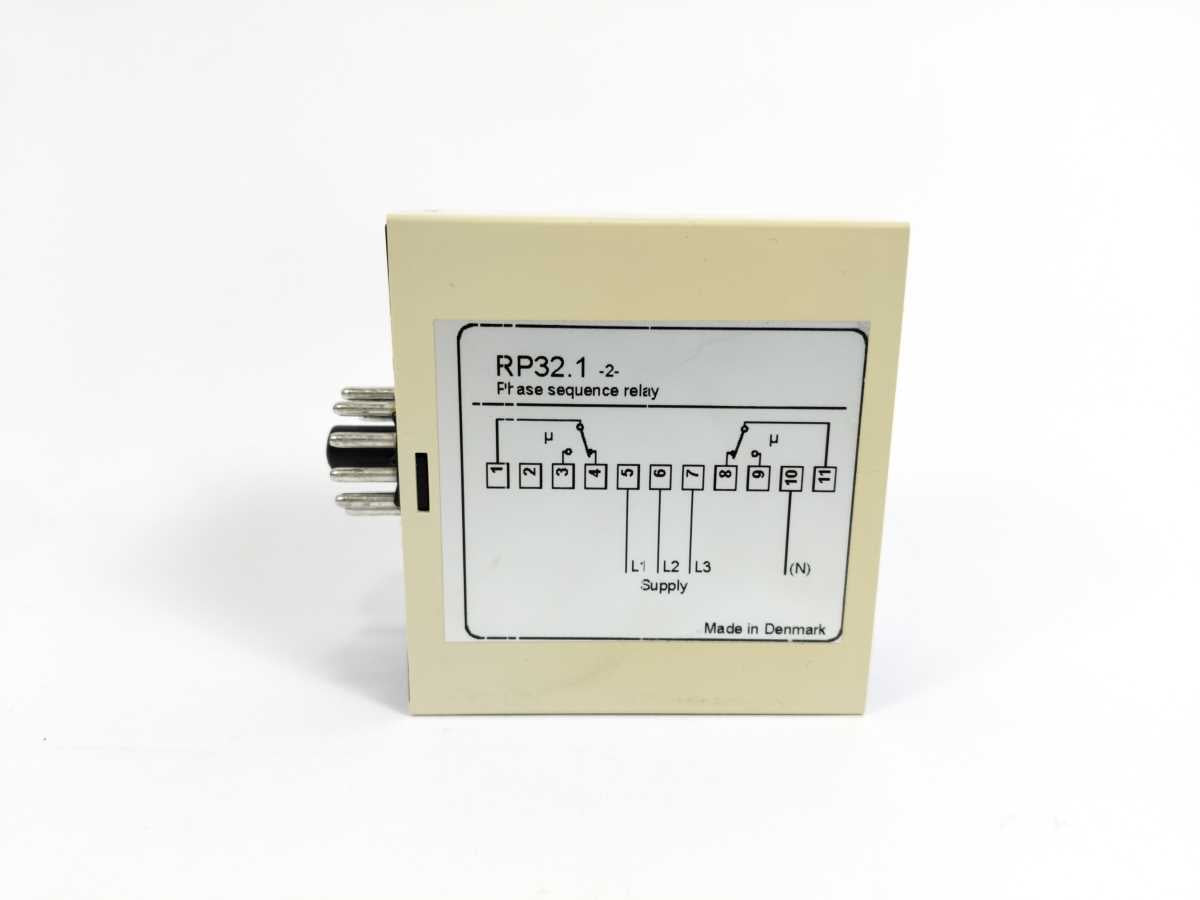 C-mac RP32.1-2-3-400 Phase Sequence Relay 2 Pole 5A/250 VAC