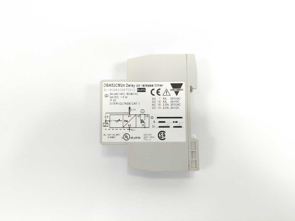 Carlo Gavazzi DBA52CM24 Delay on Release Timer
