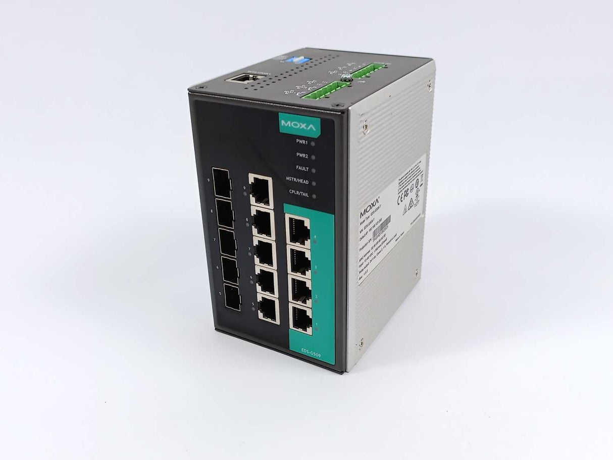 Moxa EDS-G509-T Gigabit EtherDevice Switch, layer 2 managed switch