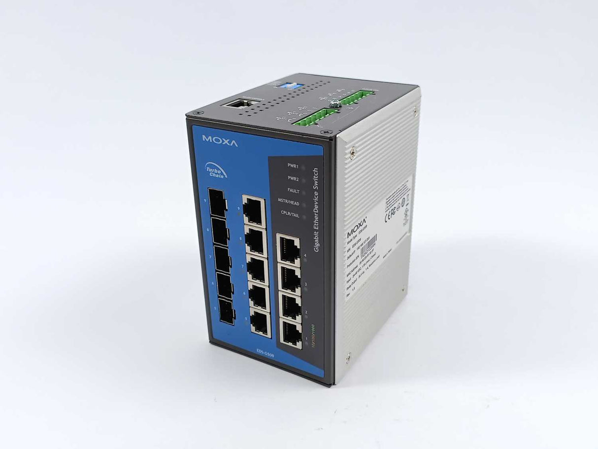 Moxa EDS-G509 Gigabit EtherDevice Switch, layer 2 managed switch