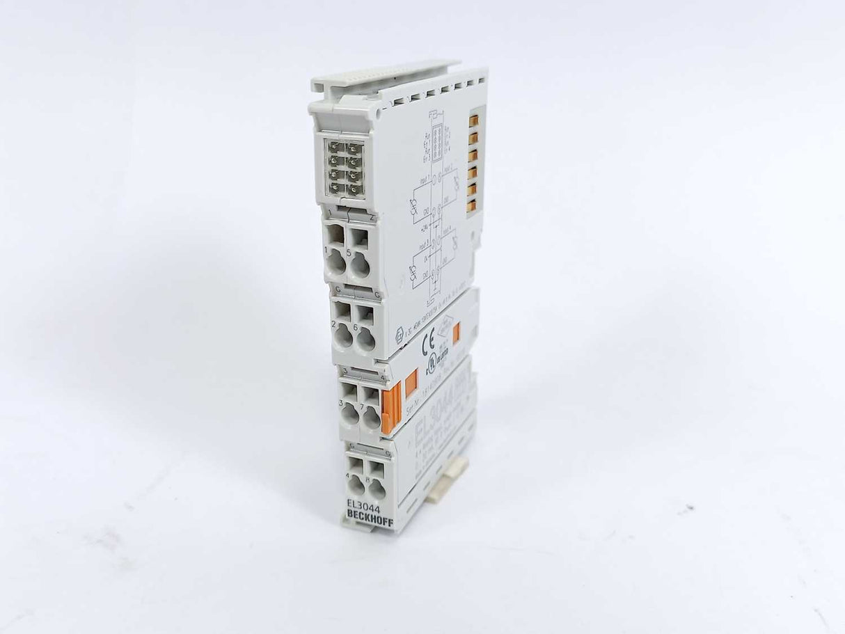 Beckhoff EL3044 4x Analog Input, Single Ended 24VDC/0.5A max.
