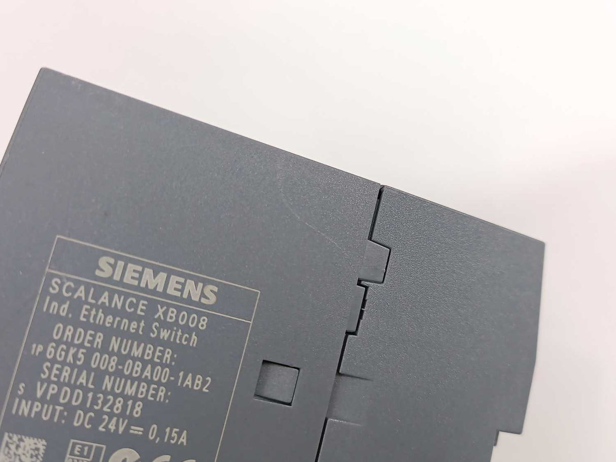 Siemens 6GK5008-0BA00-1AB2 SCALANCE XB008 Industrial Ethernet Switch