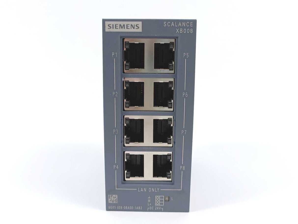 Siemens 6GK5008-0BA00-1AB2 SCALANCE XB008 Industrial Ethernet Switch