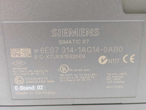 Siemens 6ES7314-1AG14-0AB0 Central Processing Unit SIMATIC S7-300
