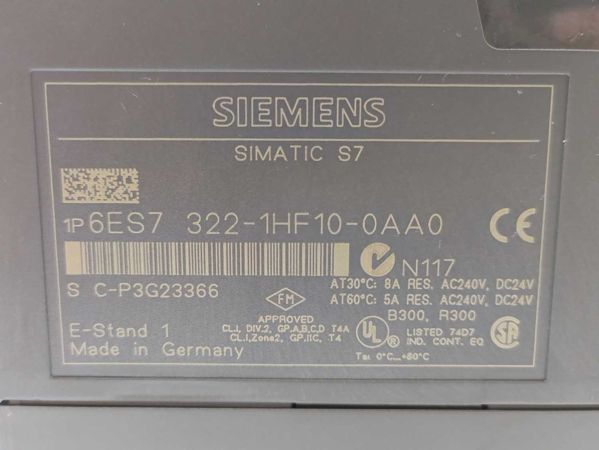 Siemens 6ES7322-1HF10-0AA0 SIMATIC S7-300