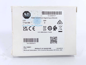 AB 1734-IB8 POINT I/O 8 Point Digital Input Module Ser.D