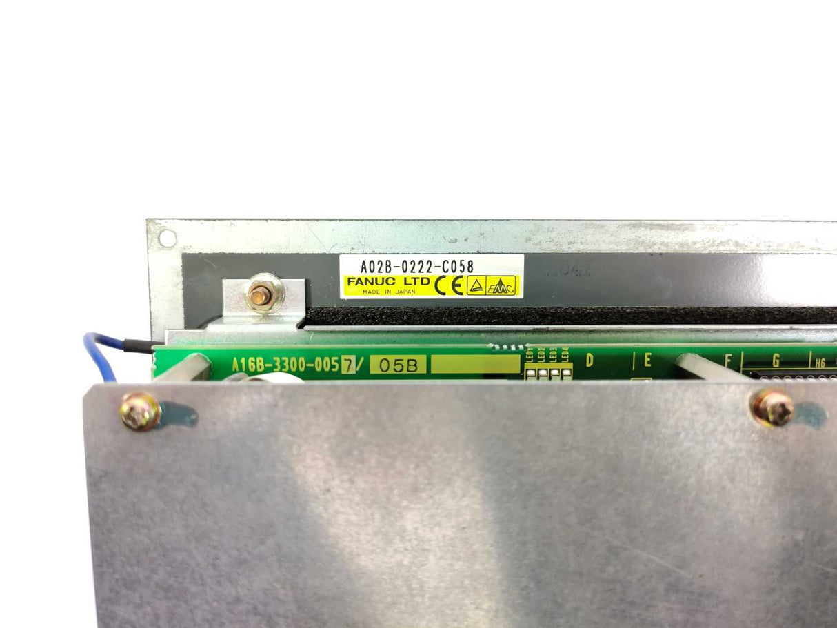 Fanuc A02B 0222 C058 Series 18-M, LCD