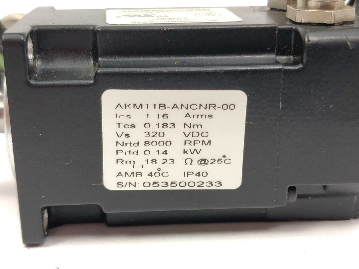 KOLLMORGEN AKM11B-ANCNR-00 PM SERVOMOTOR