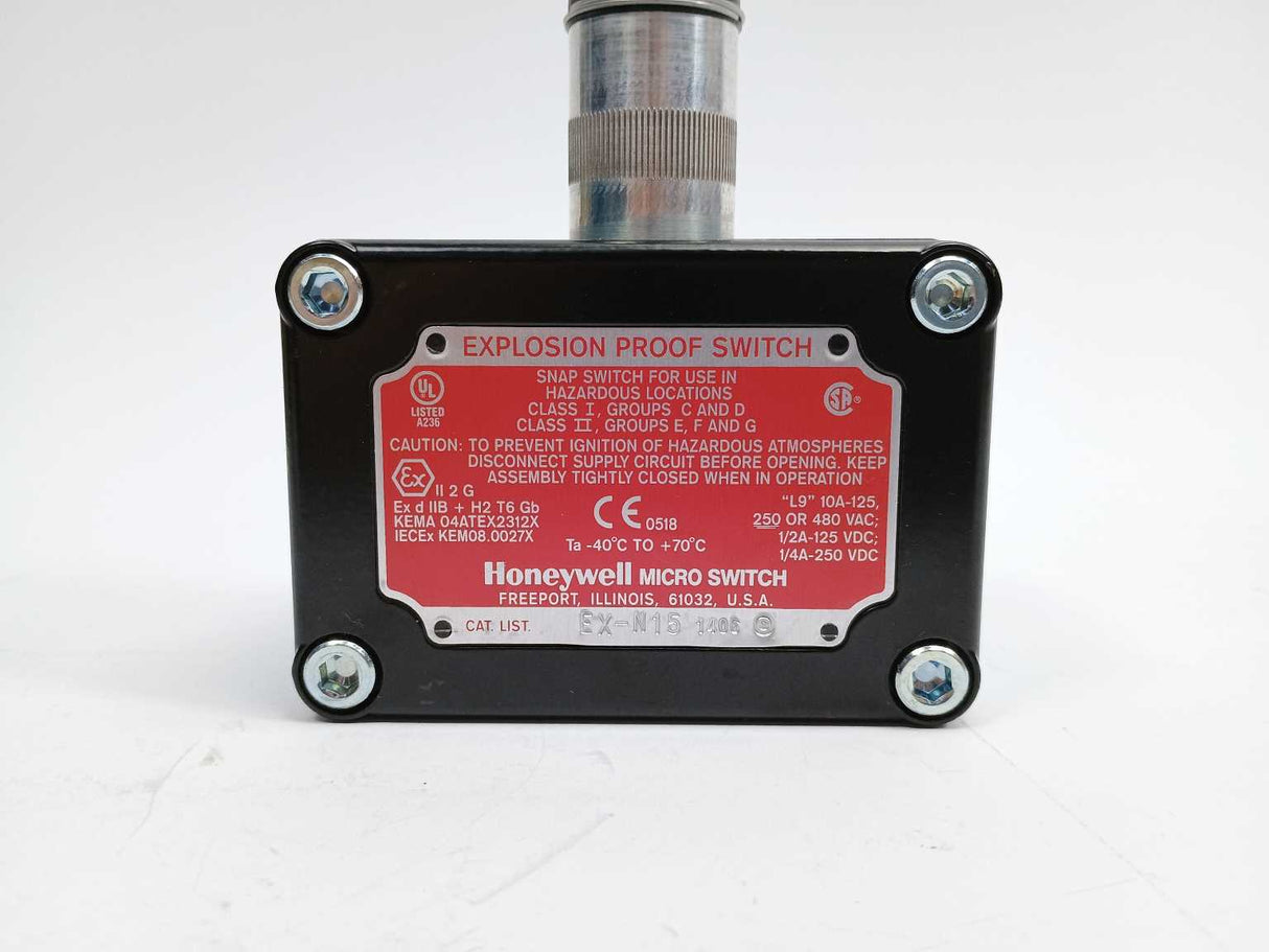 Honeywell EX-N15 Limit Switch Explosion Proof