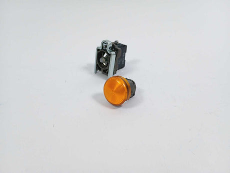 Schneider Electric XB4BVB5EX Complete Pilot Light, Yellow