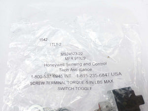 Honeywell MS24523-22 Toggle Switch
