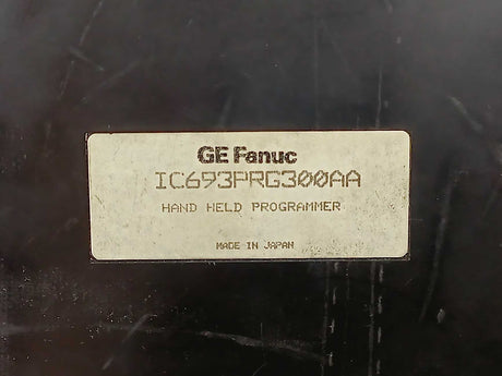 GE Fanuc IC693PRG300AA Programmable Controller Series 90-30