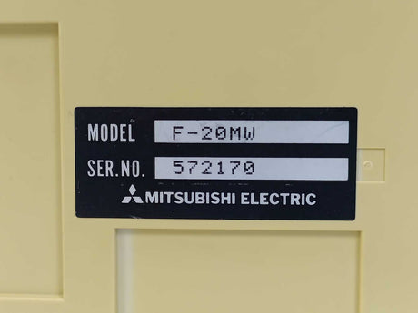 Mitsubishi F-20MW Programmable controller