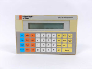 Sprecher+Schuh PRG-20 LCD Display Programmer