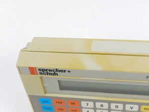 Sprecher+Schuh PRG-20 LCD Display Programmer