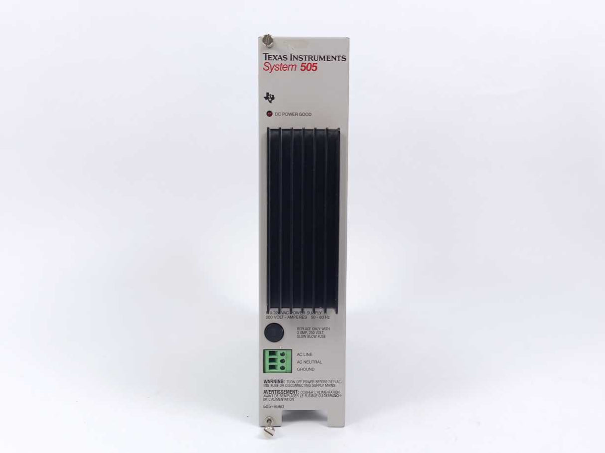 Siemens/Texas Instruments TI505-6660 Power Supply 505-6660