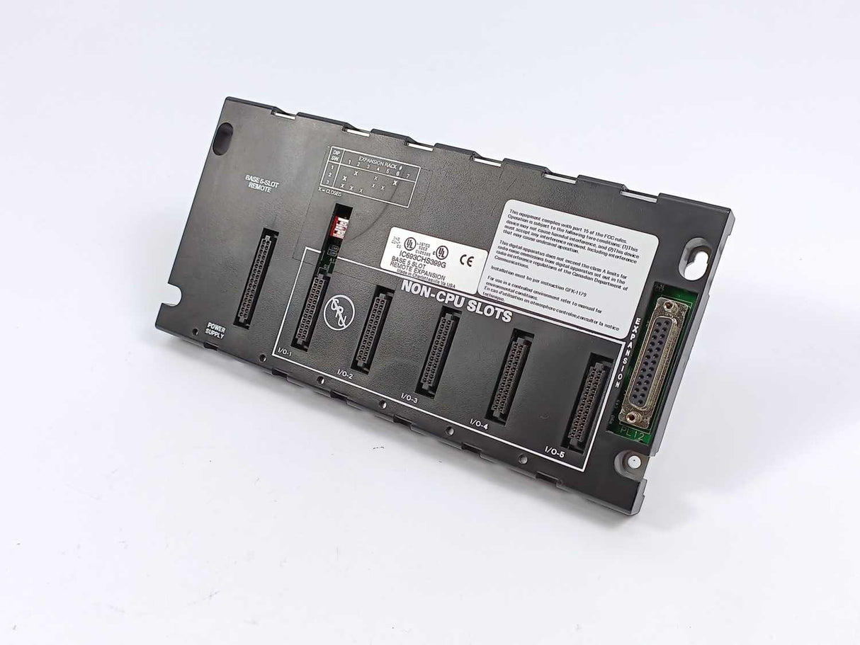 GE Fanuc IC693CHS399G 5-Slot Remote Baseplate