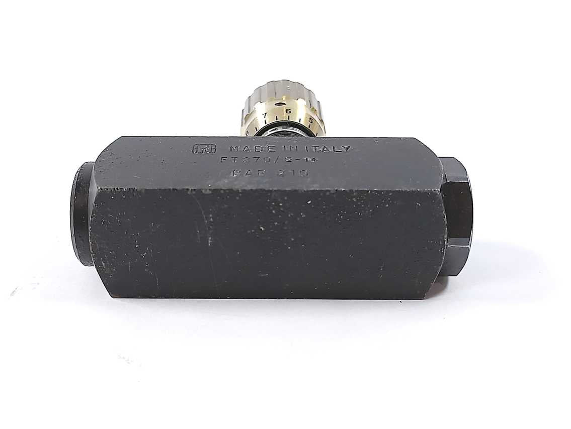 Fratelli Tognella FT 270/2-14 2-Way Flow Control Valve, 210 bar