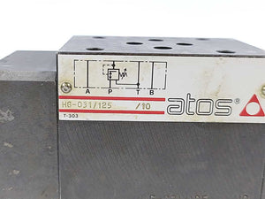 Atos HG-031/125 /10 Hydraulic Pressure Reducing Valve