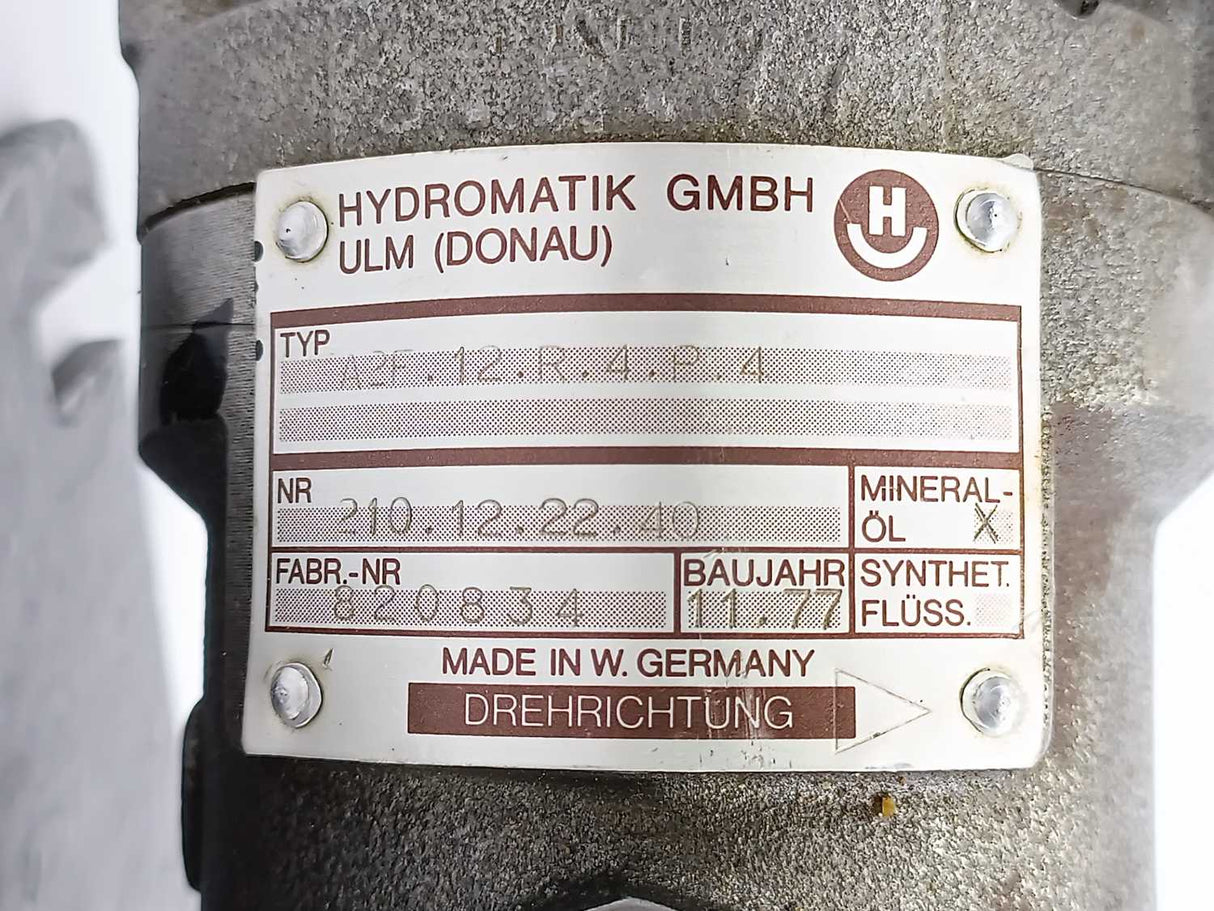 Hydromatik A2F.12.R.4.P.4 Fixed Displacement Piston Pump 210.12.22.40