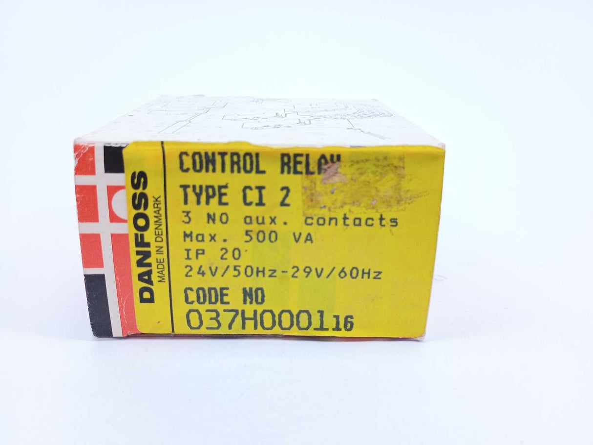 Danfoss 037H0001 16 Control Relay CI 2 24V/50Hz-29V/60Hz