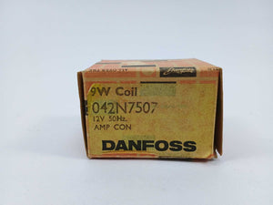 Danfoss 042N7507 Coil 12V 50Hz 9W