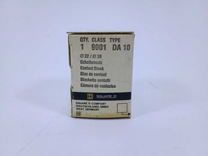 Square D DA10 Class 9001 Contact Block